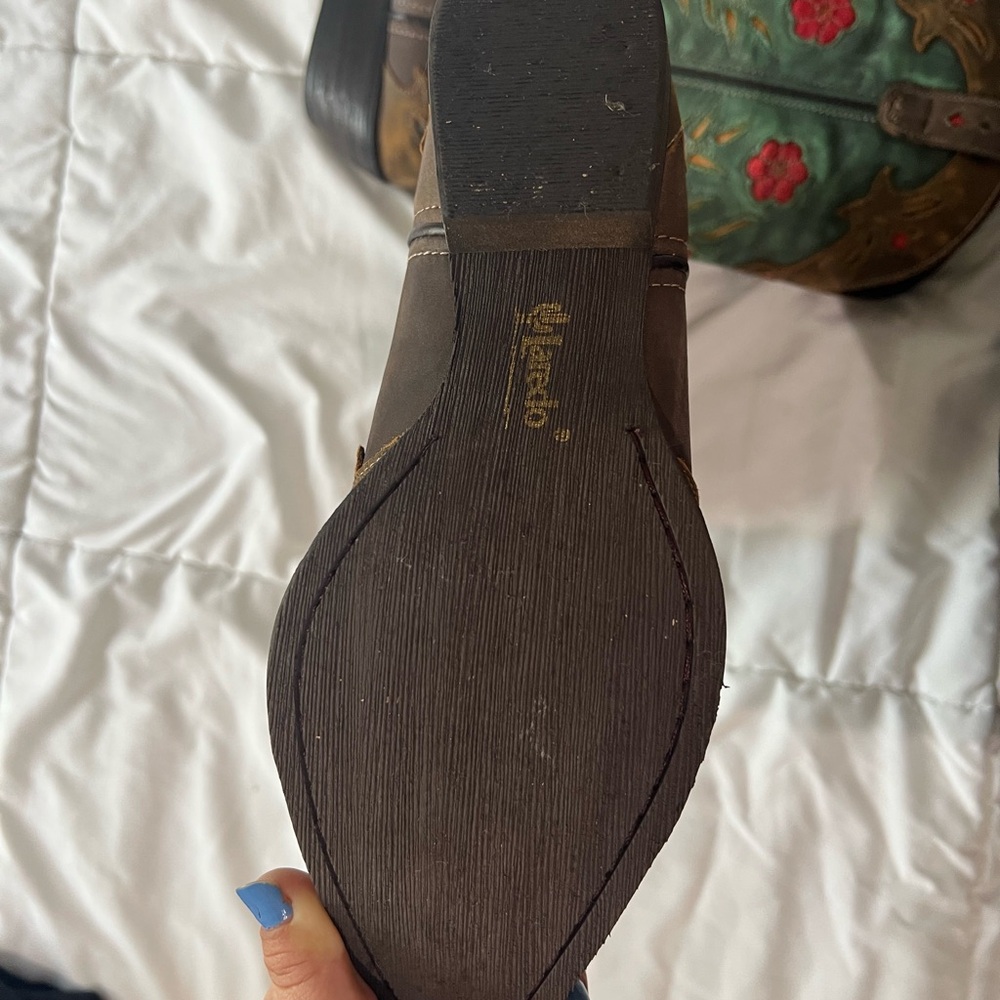 Laredo Embroidered Cowboy Boots - Picture 7 of 11